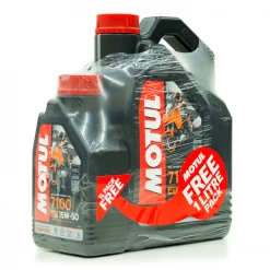 Motul 7100 15w50 4T Motorcycle Oil - 4L (4-Pack + 1 Litre)