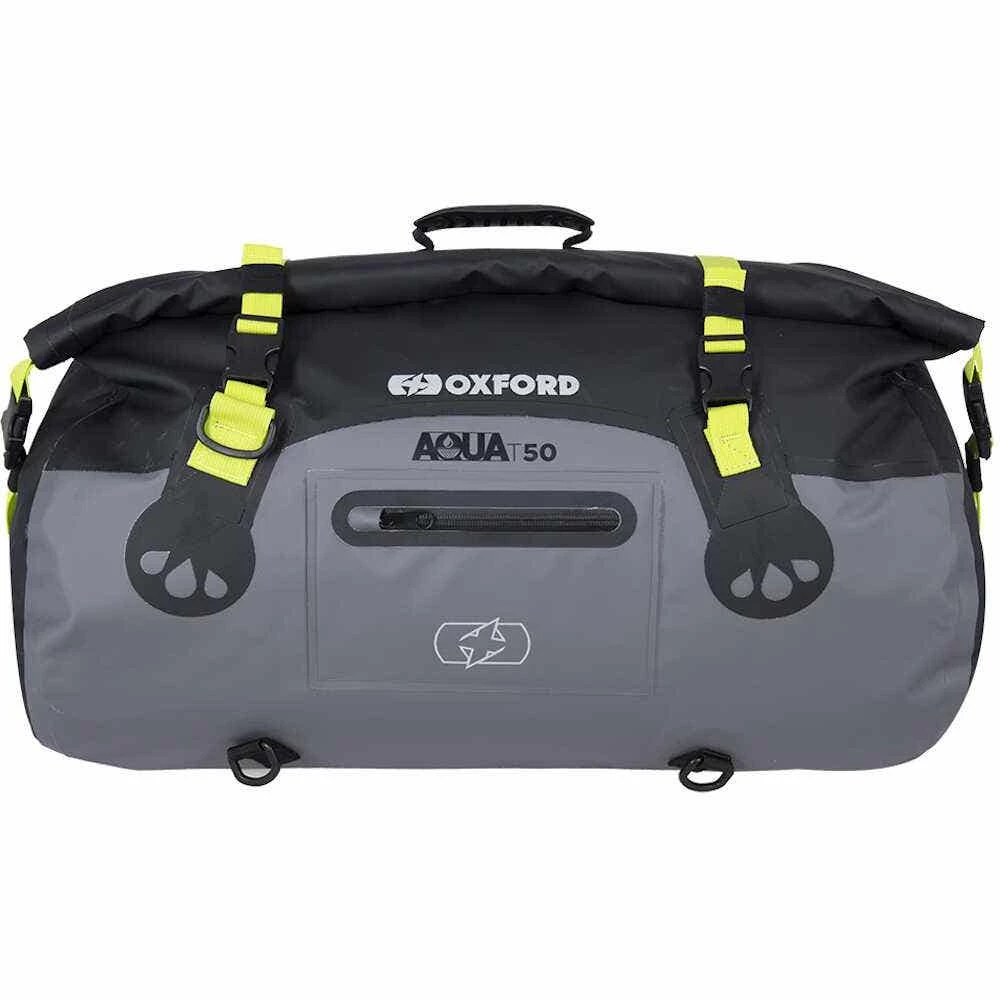 Oxford Aqua T-50 Roll Bag - Black/Grey/Fluo - Image 5