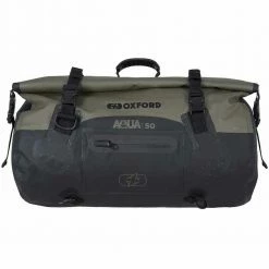 Oxford Aqua T-50 Roll Bag - Khaki/Black