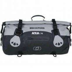 Oxford Aqua T-70 Roll Bag - Grey/Black