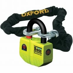 Oxford Boss Alarm Lock & Chain 12mm X 2.0M