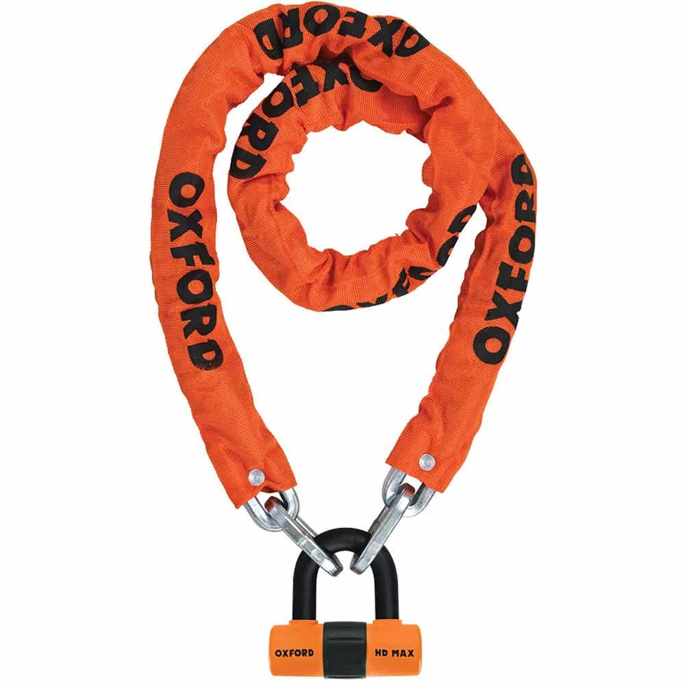Oxford Hd Chain Lock 1.5Mtr Orange - Image 3