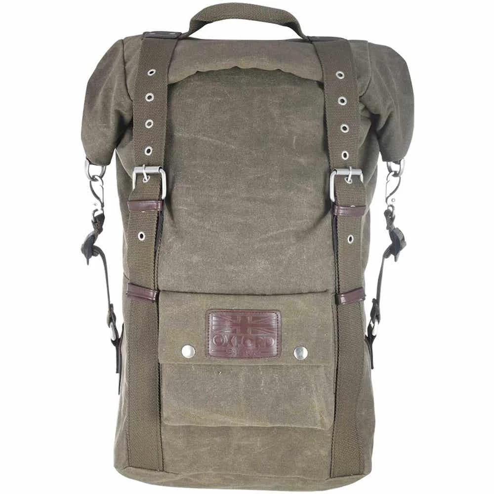 Oxford Heritage Backpack Khaki 30L - Image 2