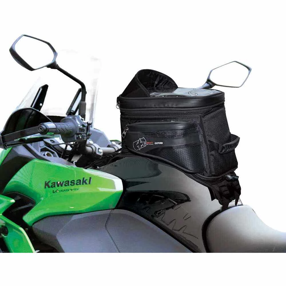 Oxford S20R Adventure Strap On Tank Bag - Black - Image 33