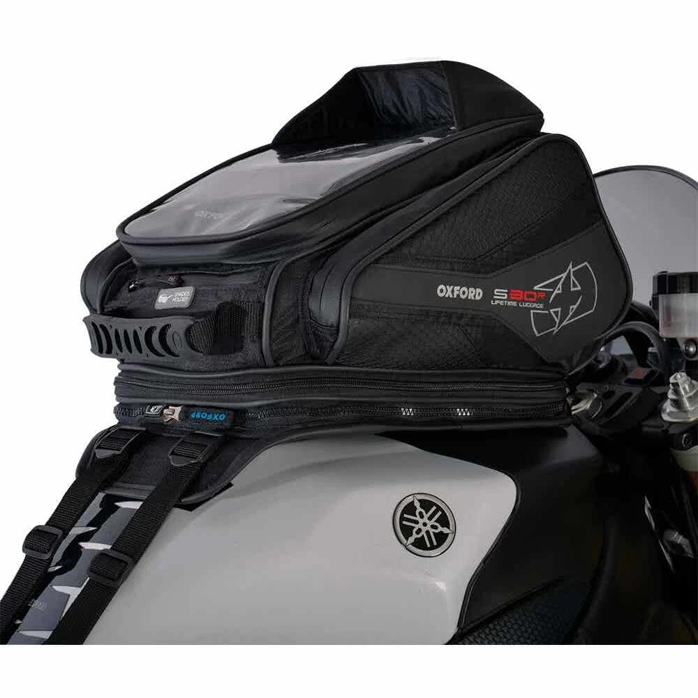 Oxford S30R Tank Strap On - Black - Image 6